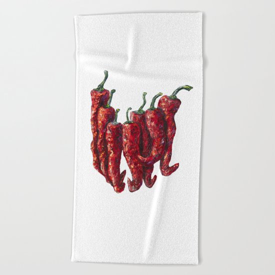 Hot Chili Beach Towel