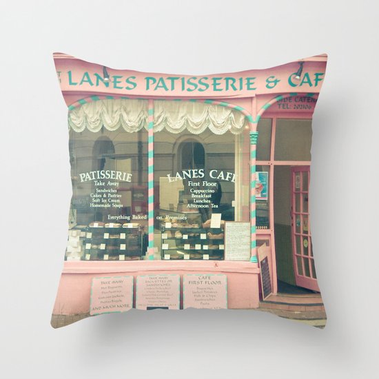 Sweet Cafe Throw Pillow