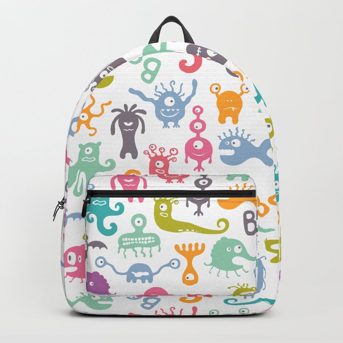 (not so) Scary Aliens... boo! Backpack