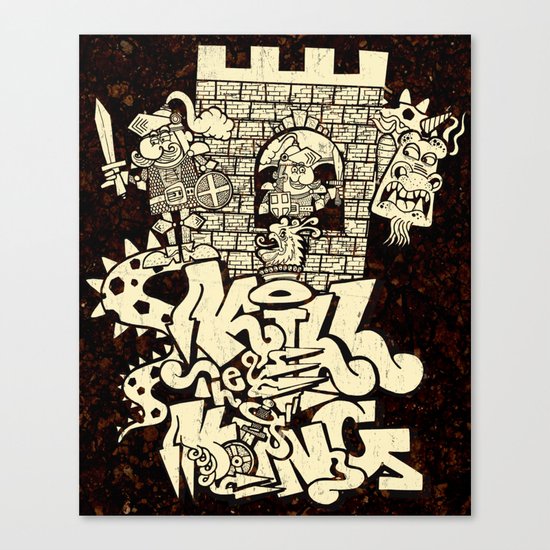 kill the king. Canvas Print