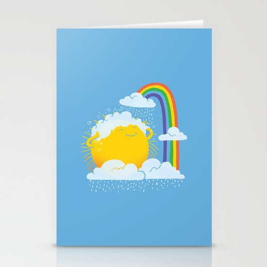 Rainy day Stationery Cards
