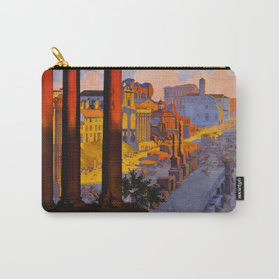 Vintage Rome Italy Travel Carry-All Pouch