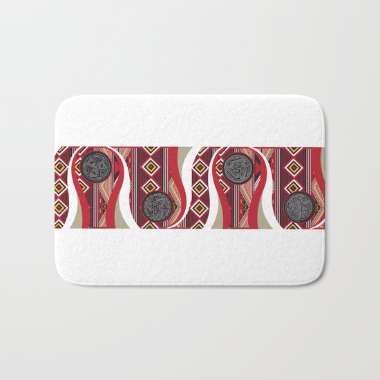 American Native Poster Bath Mat