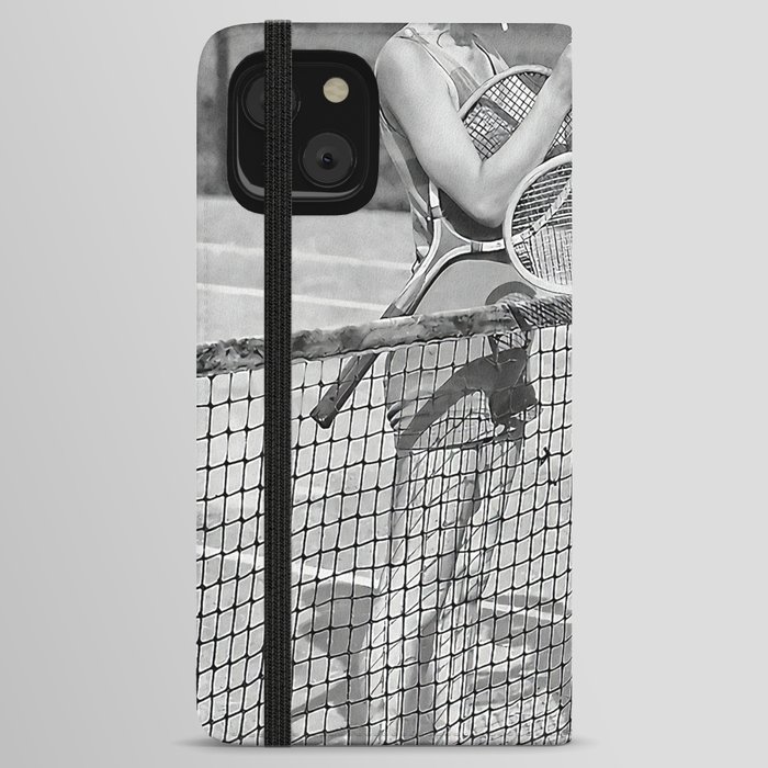 Tennis Players  iPhone Wallet Case