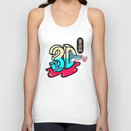 ' 3D ' Unisex Tank Top