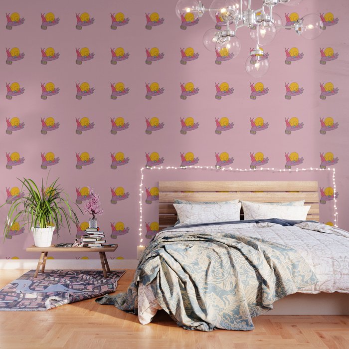 Pink Snail Wallpaper