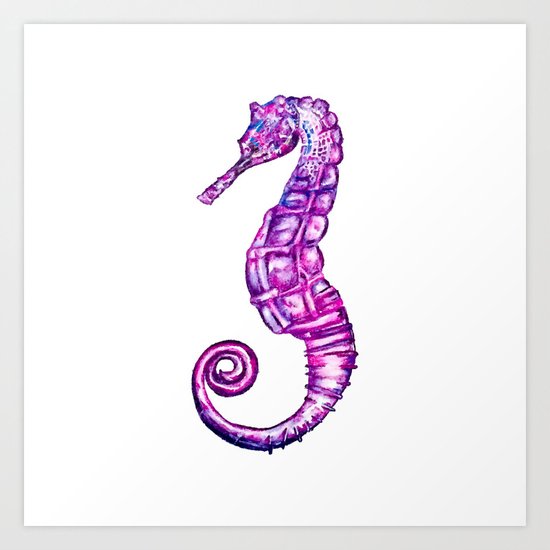 Sea Horse Art Print