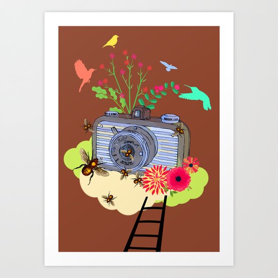 Vintage Camera Kondor Kandid Art Print