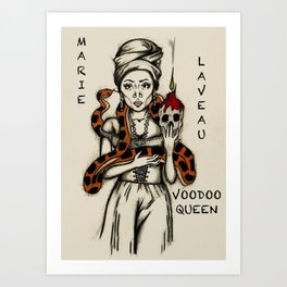Marie Laveau - Voodoo Queen Art Print