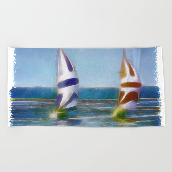 The Wind In Your Sails Beach Towel