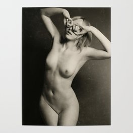 The spectacle of love nude photo art Poster