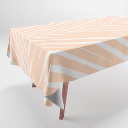 Aesthetic Leaf - Light Orange Tablecloth