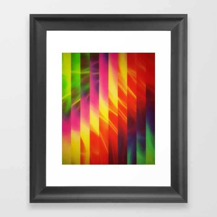 Glorious Stripes Framed Art Print