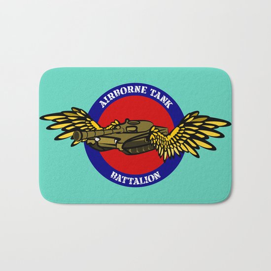 Tank with Wings Bath Mat