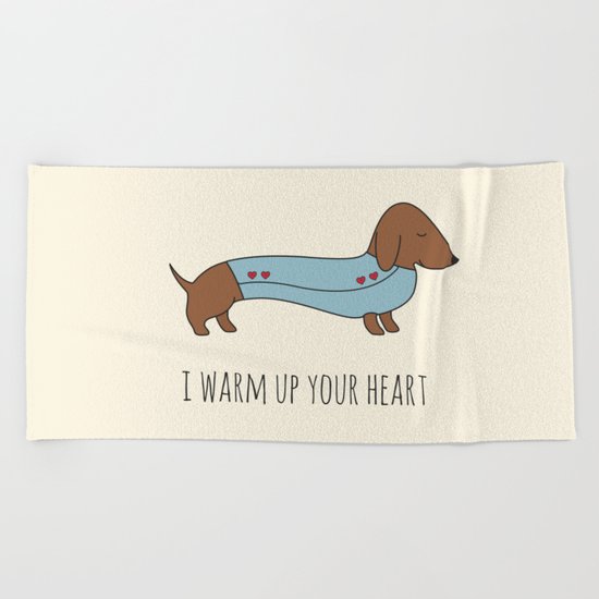 DACHSHUND Beach Towel