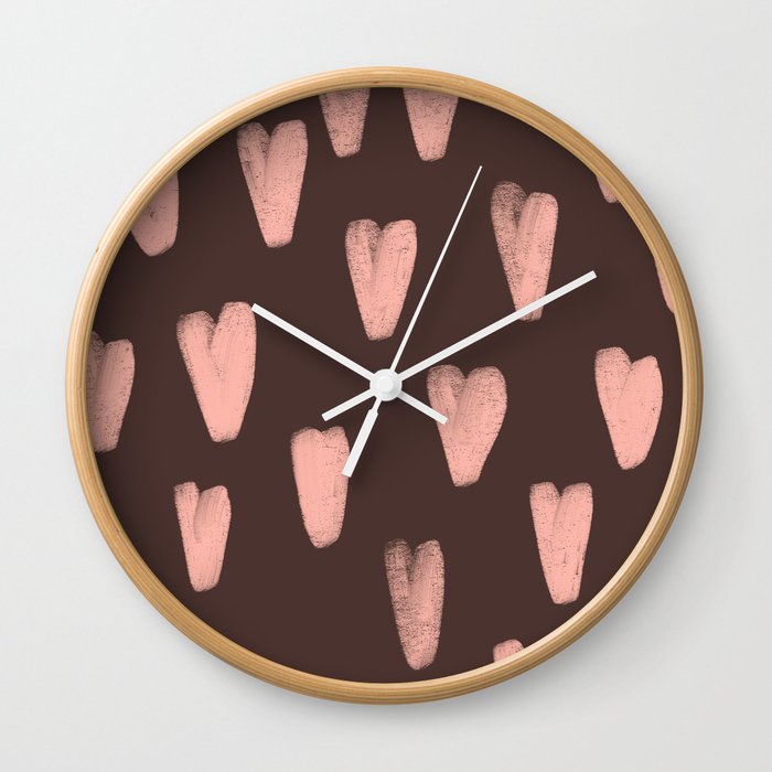 Sweet Valentine - Milk Chocolate Wall Clock
