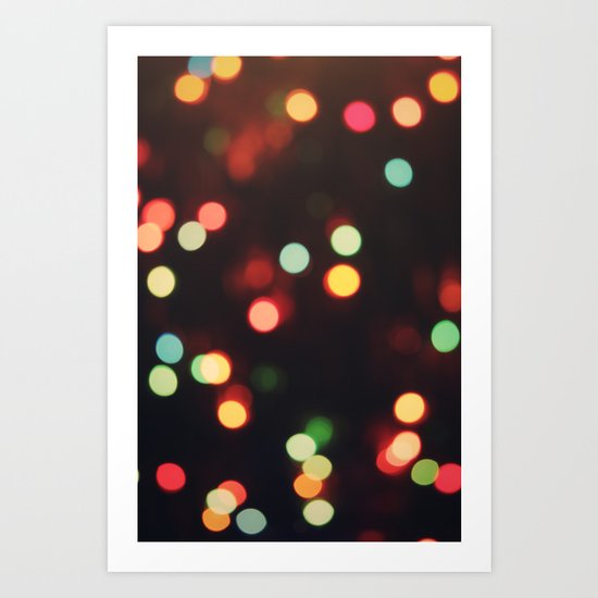 Christmas Lights Art Print