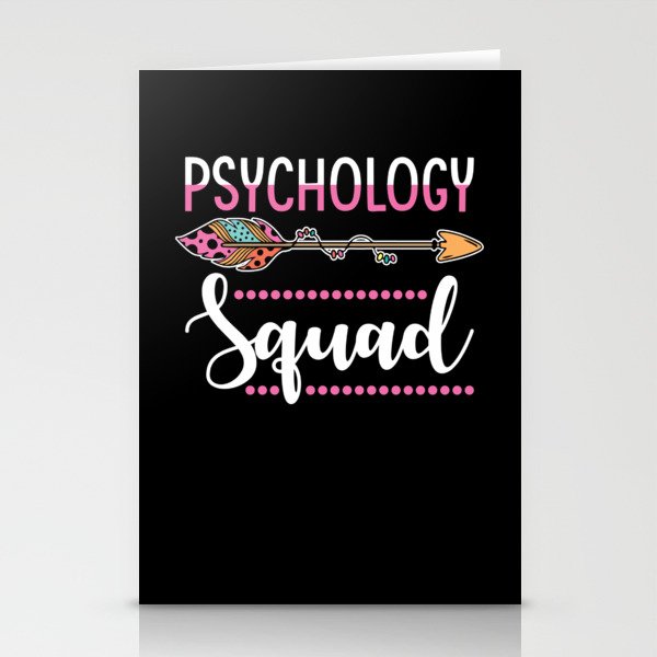 Psychologist Psychology Squad Women Group Stationery Cards