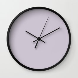Simply Solid - Orchid Hush Wall Clock