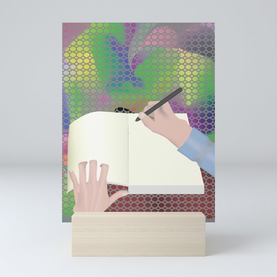 Bar Italia Mini Art Print By Ambonomo Society6