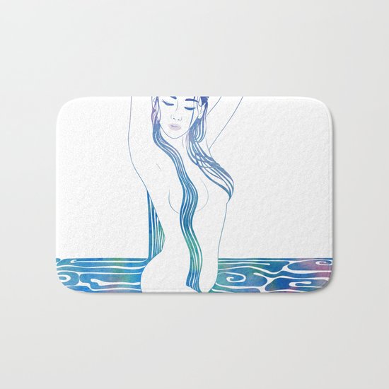 Water Nymph XCIII Bath Mat