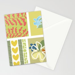 Assemble patchwork composition 18 Stationery Card