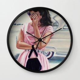 Cotton candy Wall Clock