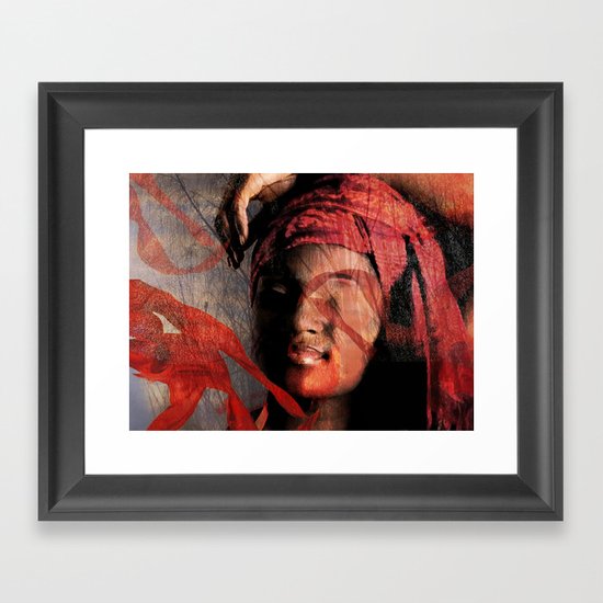 mental repose Framed Art Print