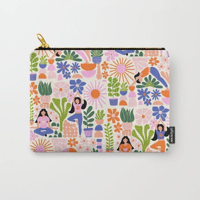 Yoga Pattern Carry-All Pouch