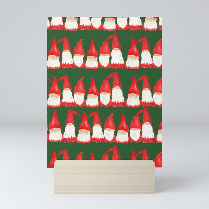 Wall of Gnomes- Hope For Lizzy Fundraiser Mini Art Print