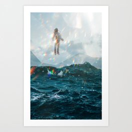 Searching For Air Art Print