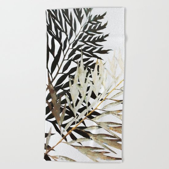 Three-Way Contrast #society6 #decor #buyart Beach Towel