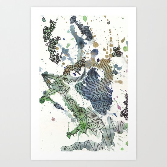 Strings Art Print