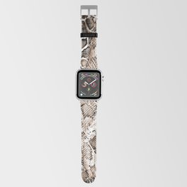 Tan Snakeskin  Apple Watch Band