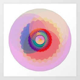 Spiral Art Print | Pattern, Vector, Abstract, Graphic Design 