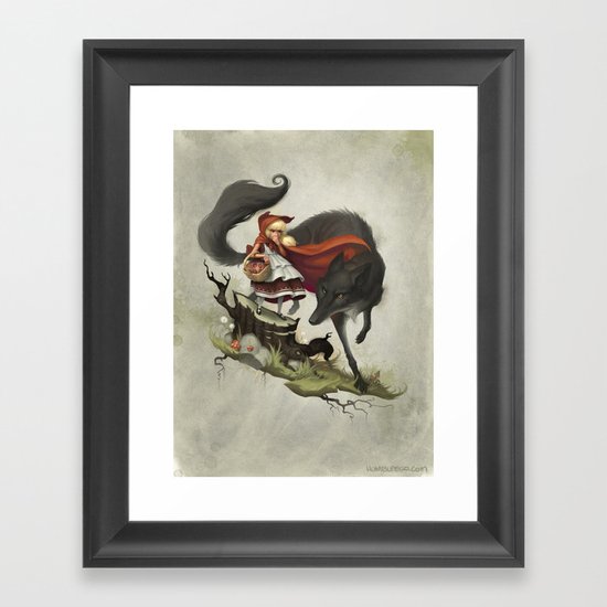 "Unto an evil counsellor, close heart and ear and eye..." Framed Art Print