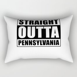 Straight Outta Pennsylvania Rectangular Pillow