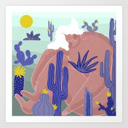Cactus Giant  Art Print