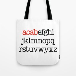 ACAB Alphabet Tote Bag