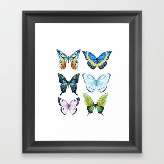 Butterflies 02 Framed Art Print