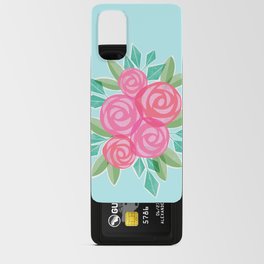 Roses Flower Market Colorful Pink Red Teal Android Card Case