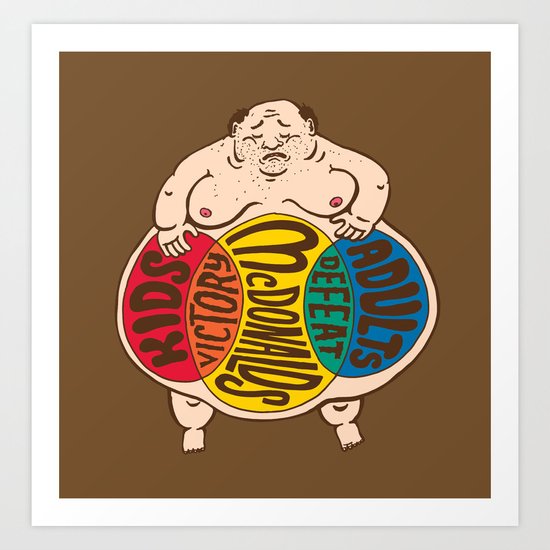 McDonalds. Victory. Defeat. Art Print