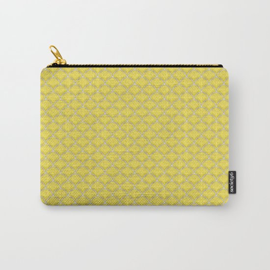 Small scallops in buttercup yellow Carry-All Pouch