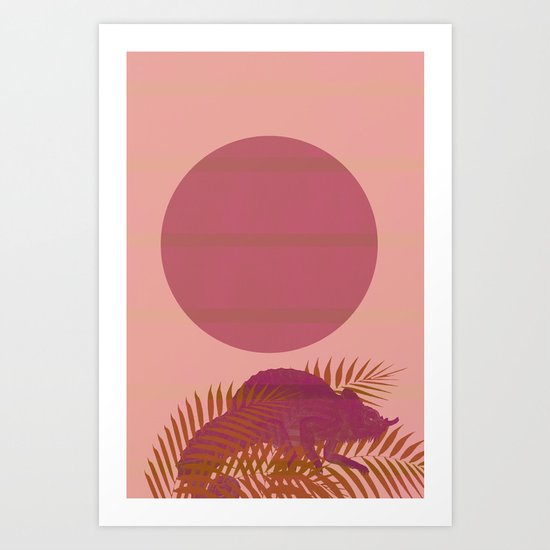 Chameleon Art Print
