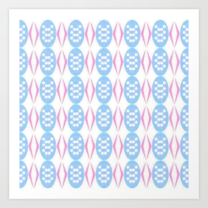 Symmetric patterns 200 provisoire Art Print