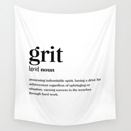 Grit Definition Wall Tapestry