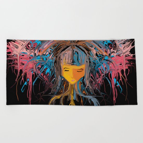Girl Please! Beach Towel
