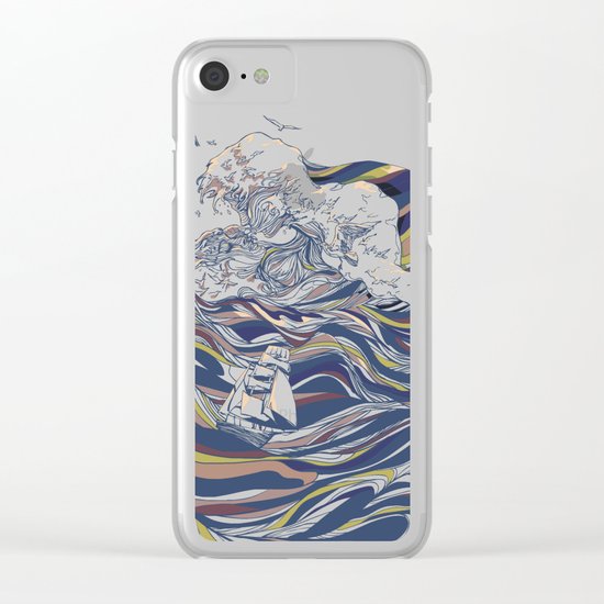 OCEAN AND LOVE Clear iPhone Case
