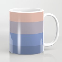 Desert Sunset Gradient Stripes Coffee Mug