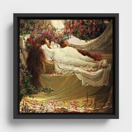 “Persephone in Repose” by John William Waterhouse 1879 Framed Canvas
